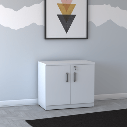 Armário Baixo com 2 Portas Express Branco