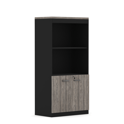 Armário Estante Escritório com 2 portas Yaris
