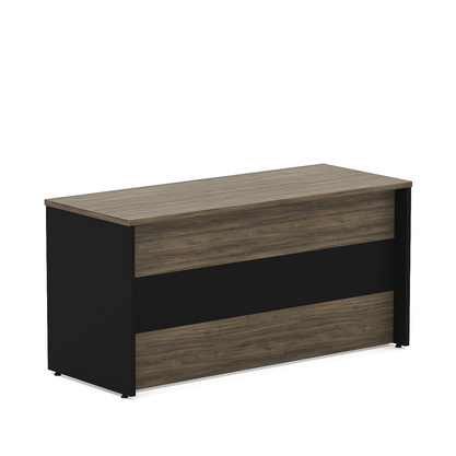 Balcão de Atendimento Baixo 150cm Ameixa e Preto Lexus