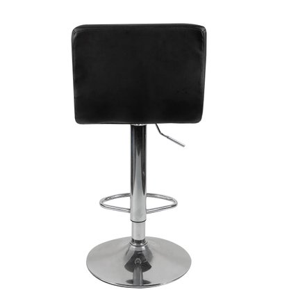Banqueta Preta – Regulagem de Altura e Base Cromada