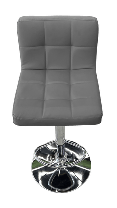 Banqueta Cinza – Regulagem de Altura e Base Cromada