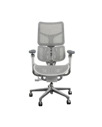 Cadeira Presidente Cinza – Ergonômica com Braços 5D