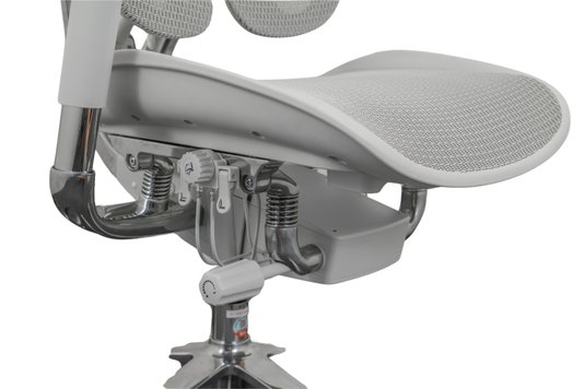 Cadeira Presidente Cinza – Ergonômica com Braços 5D