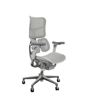 Cadeira Presidente Cinza – Ergonômica com Braços 5D