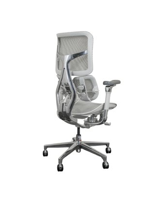 Cadeira Presidente Cinza – Ergonômica com Braços 5D