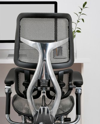 Cadeira Presidente Preta – Ergonômica com Braços 5D