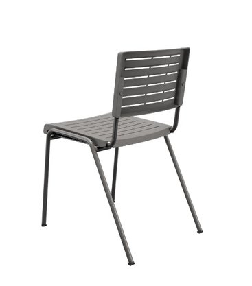 Cadeira Multi297 Fixa Cinza – 4 Pés sem Braços