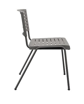 Cadeira Multi297 Fixa Cinza – 4 Pés sem Braços