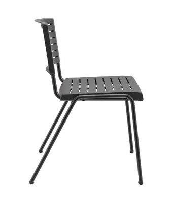 Cadeira Multi297 Fixa Preta – 4 Pés sem Braços