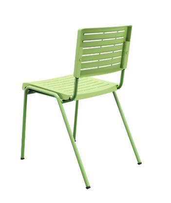 Cadeira Multi297 Fixa Verde – 4 Pés sem Braços