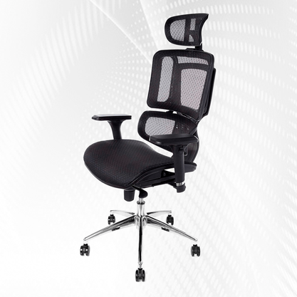 Cadeira de Escritório Presidente Giratória 0811H Office Premium Preta