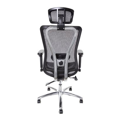 Cadeira Presidente - Tela Preta Ergonômica com Braços 4D