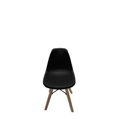 Cadeira Decorativa Infantil Eames Kids Preta