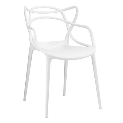 Cadeira Decorativa moderna Allegra Branca