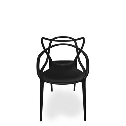Cadeira Decorativa moderna Allegra Preta