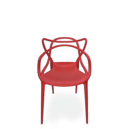 Cadeira Decorativa moderna Allegra Vermelha