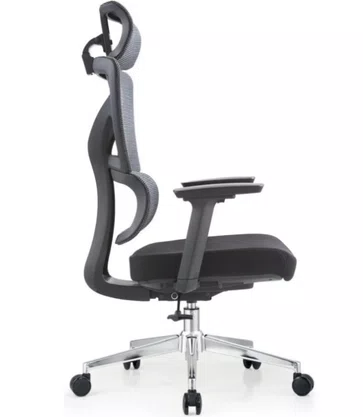 Cadeira Ergonômica Presidente Preta – Giratória e Reclinável