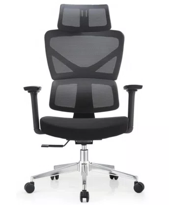 Cadeira Ergonômica Presidente Preta – Giratória e Reclinável