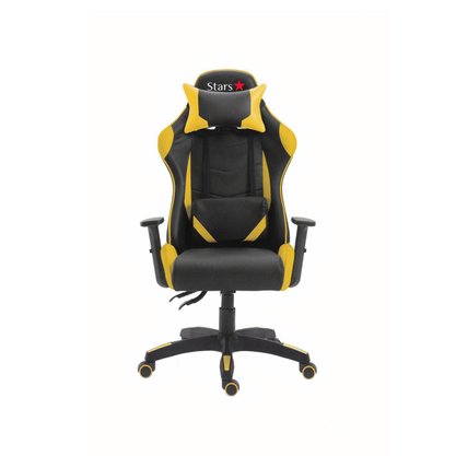 Cadeira Gamer Star Preta com Amarelo