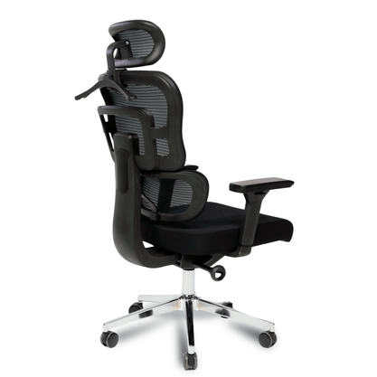 Cadeira Presidente Preta – Encosto em Tela Ergonômica