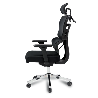 Cadeira Presidente Preta – Encosto em Tela Ergonômica