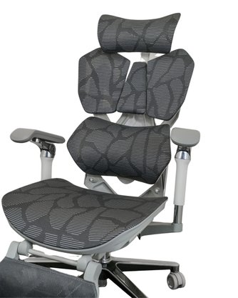 Cadeira Presidente Optimus Cinza – Encosto em Tela