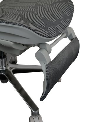 Cadeira Presidente Optimus Cinza – Encosto em Tela