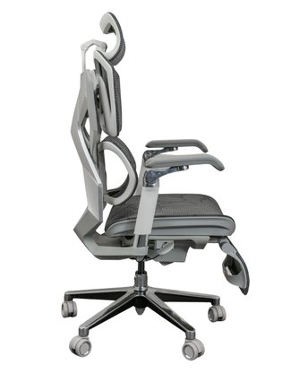 Cadeira Presidente Optimus Cinza – Encosto em Tela