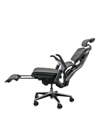 Cadeira Ergonômica Preta - com Tela, Apoio de Cabeça e Braços 6D