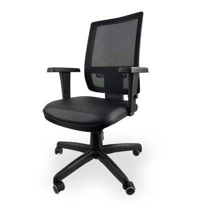 Cadeira Presidente Brizza com Back System Couríssimo Preto