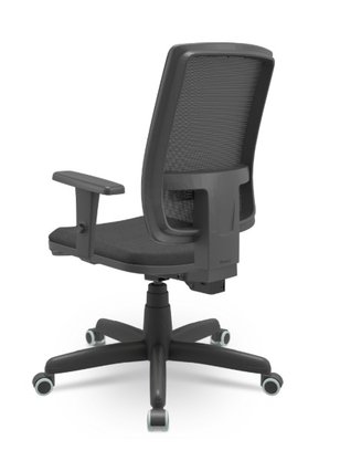 Cadeira Presidente Crepe Preta – Back System