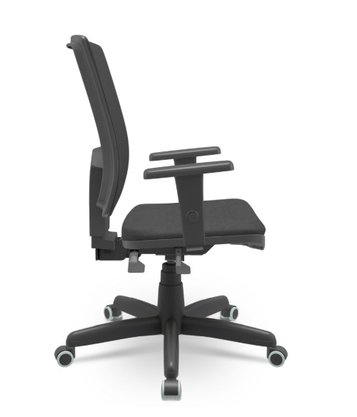 Cadeira Presidente Crepe Preta – Back System