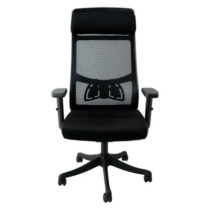 Cadeira Presidente E-9024 Syncron Tecido Preto