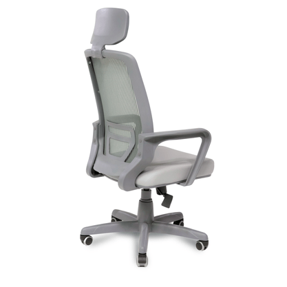 Cadeira Presidente Grafite – Couríssimo com Mecanismo Relax
