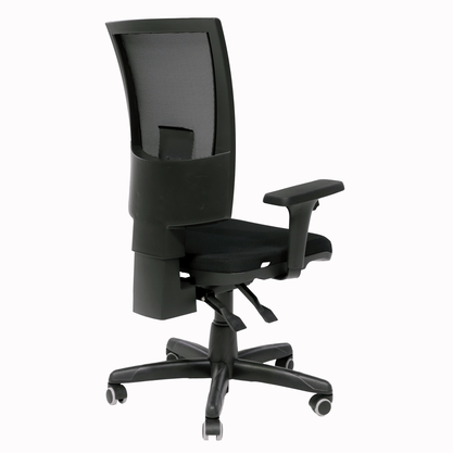Cadeira Presidente Crepe Preta - Back System