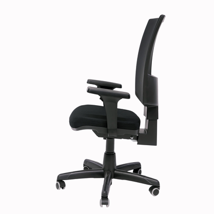 Cadeira Presidente Crepe Preta - Back System