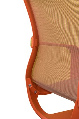 Cadeira Scarlet Laranja -  Moderna e Ergonômica