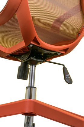 Cadeira Scarlet Laranja -  Moderna e Ergonômica
