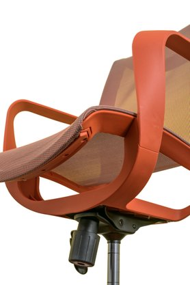 Cadeira Scarlet Laranja -  Moderna e Ergonômica