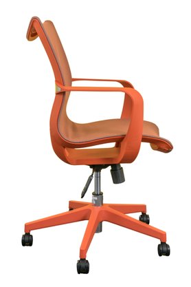 Cadeira Scarlet Laranja -  Moderna e Ergonômica