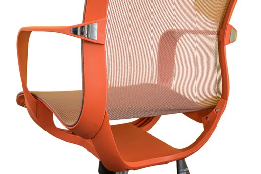 Cadeira Scarlet Laranja -  Moderna e Ergonômica