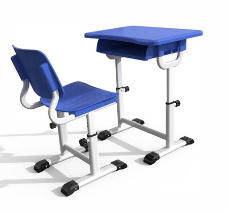 Conjunto Escolar com Mesa e Cadeira Reguláveis