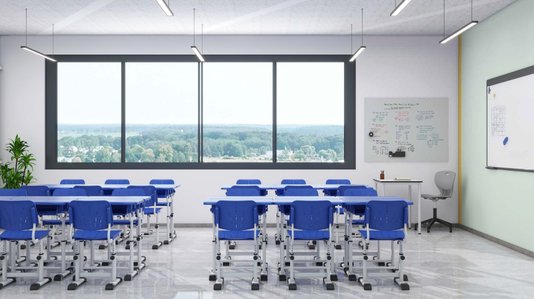 Conjunto Escolar com Mesa e Cadeira Reguláveis