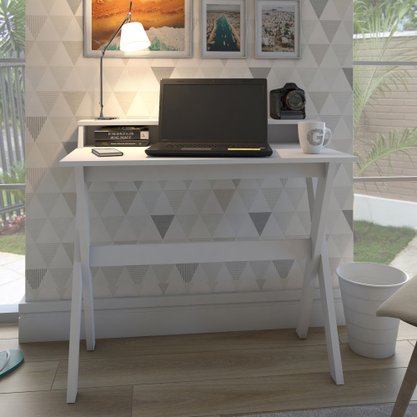 Escrivaninha Home Office Itália Artany Branca