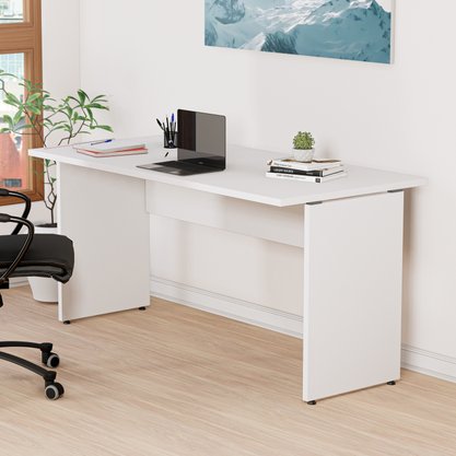 Mesa de Escritório Branca 150cm Express