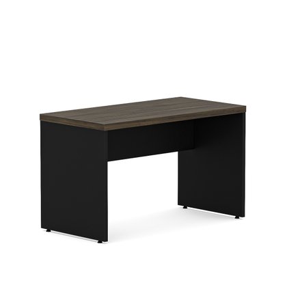 Mesa de Escritório Ameixa e Preto - Retangular