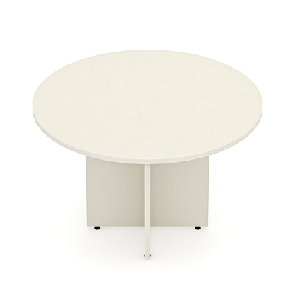 Mesa de Reunião Redonda Prius 110cm Argila