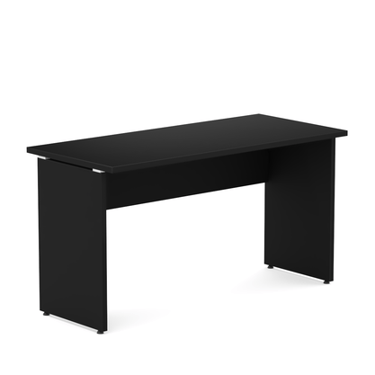 Mesa para Escritório Retangular Preta 135cm
