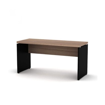 Mesa Reta 134 Noce com Preto PE40