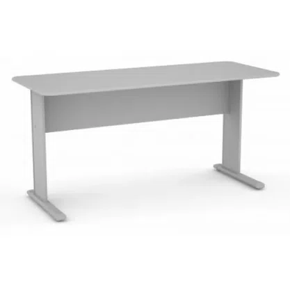 Mesa reta Auxiliar Cinza